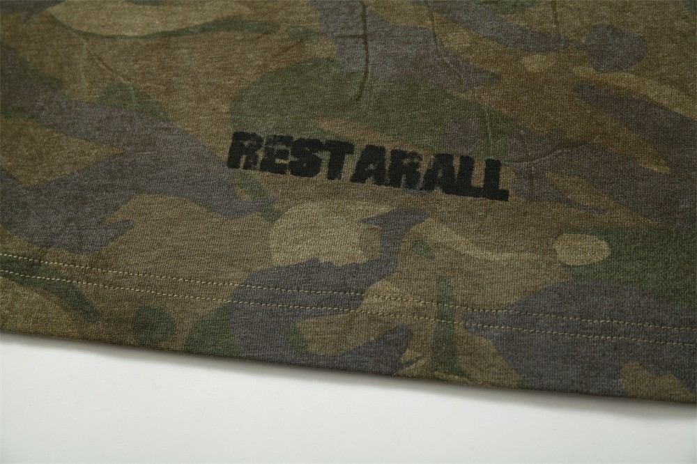 Men's Restarall Camo Layered Long Sleeve T-Shirt Streetwear Y2K Oversized M-XXL gallery