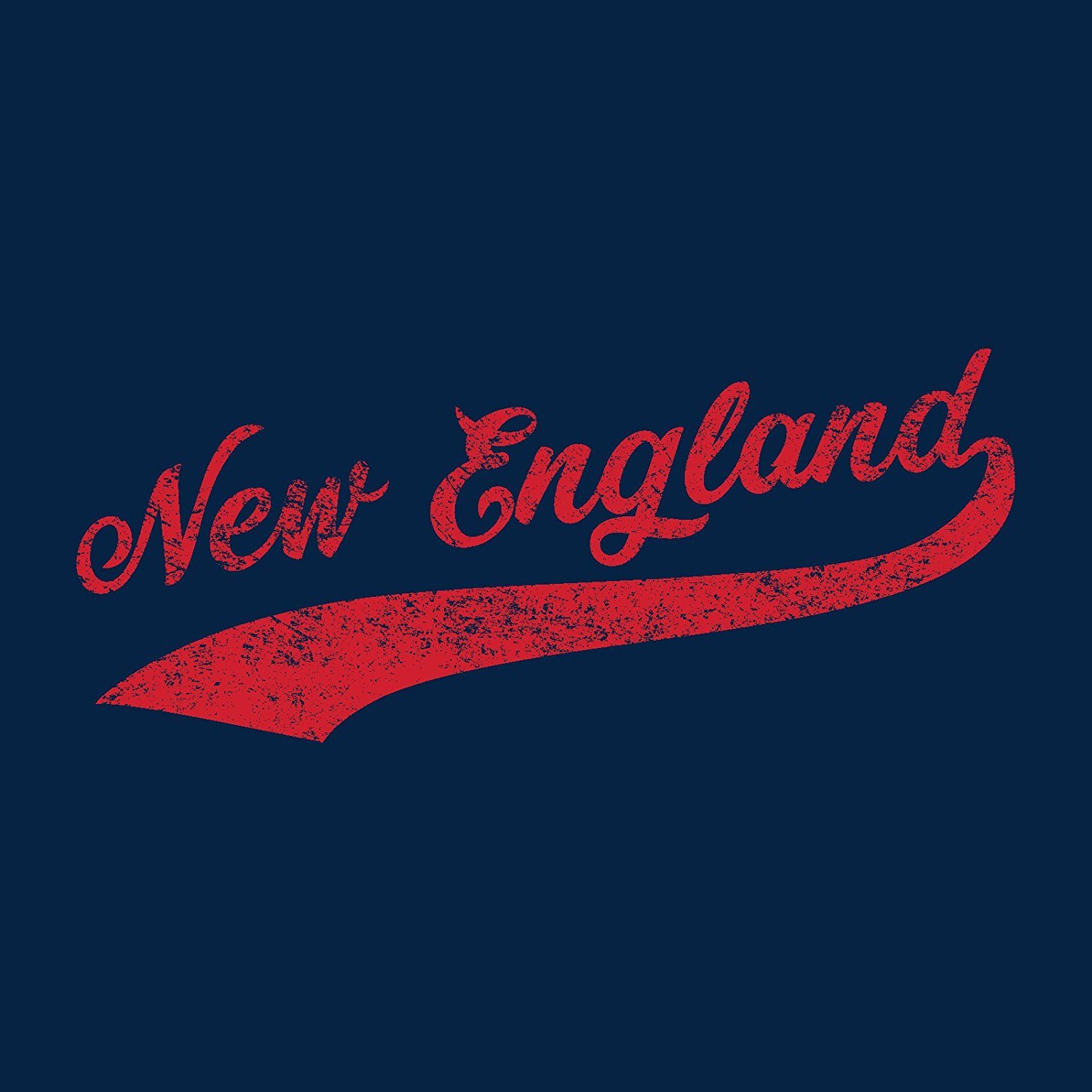 New England City Script - Classic City Baseball Sports Team T-Shirt - Navy gallery
