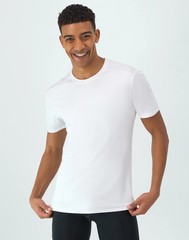 Hanes Moves Ultimate Men’s Breathable Mesh Crewneck T-Shirt, X-Temp, White,