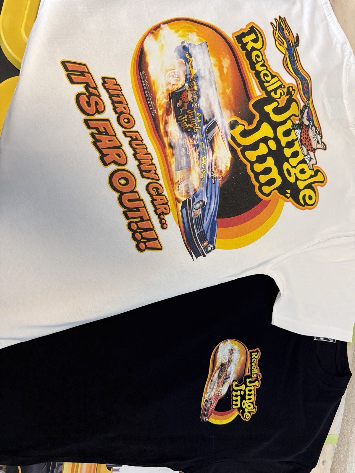 Jungle Jim Blue Vega on fire Vintage style T-Shirt (349) T-Shirt gallery
