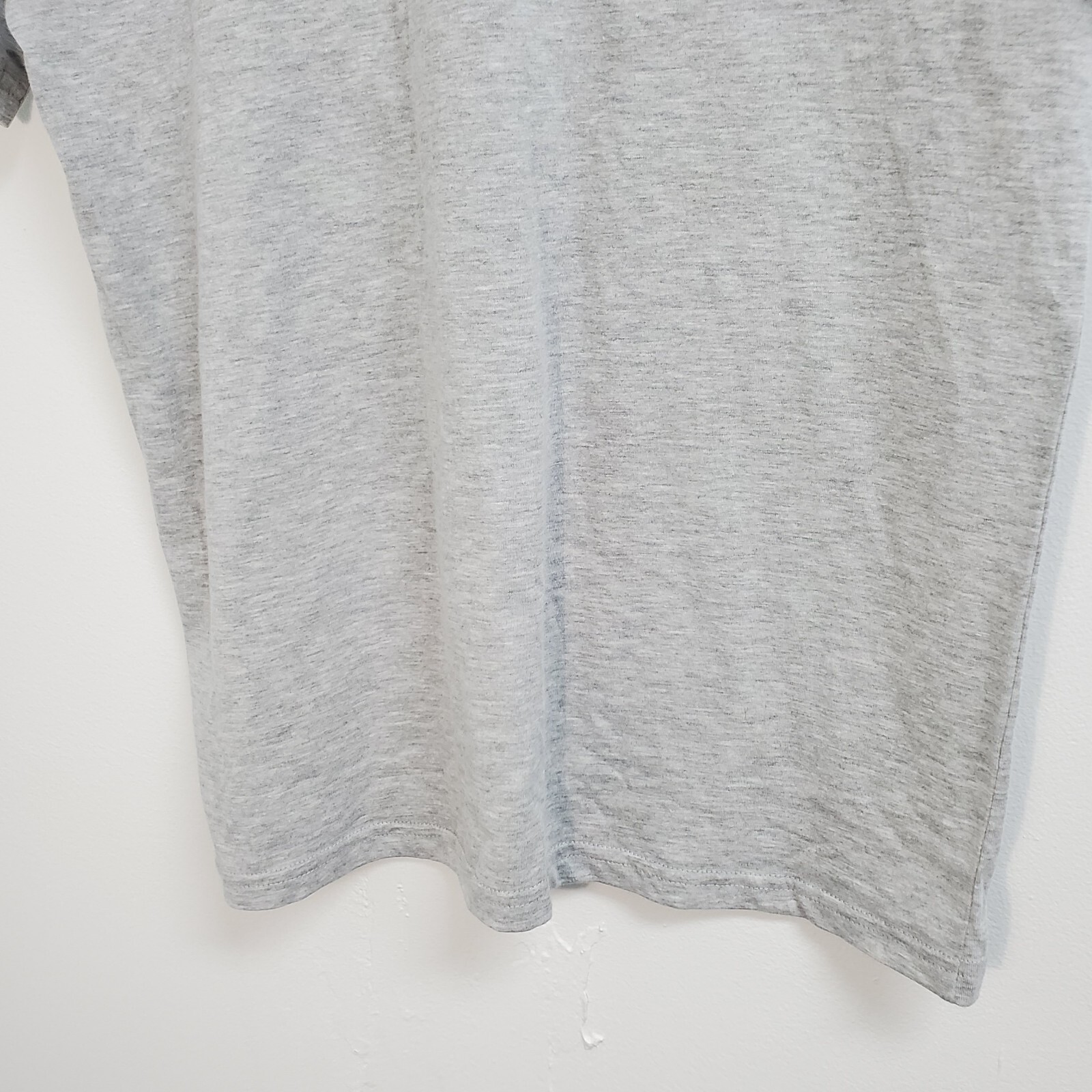 Smiley World Shirt Men Medium Grey Go Ahead Smile Graphic Tee gallery