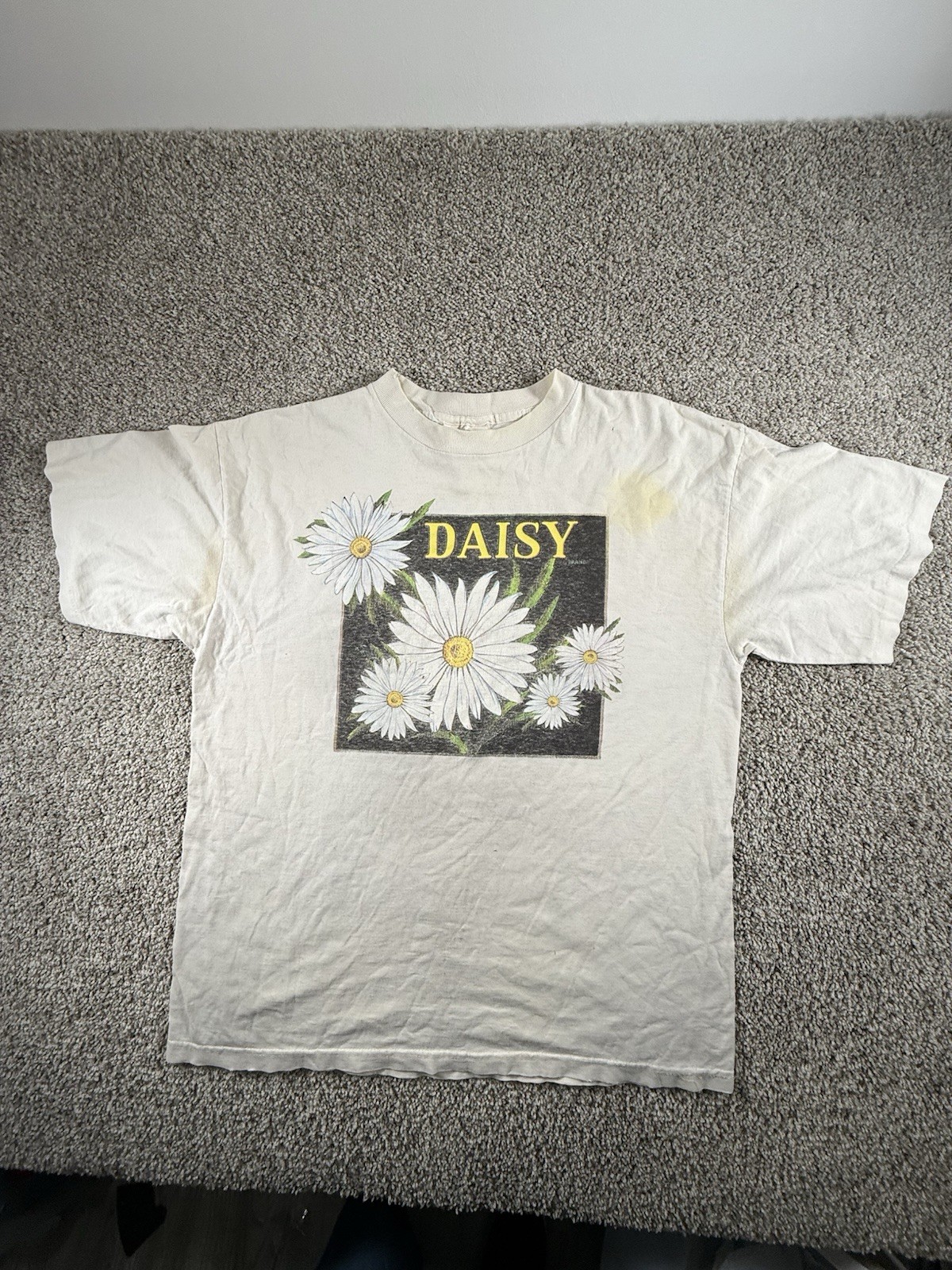 Vintage Daisy Collection Flower Nature T Shirt XL Made USA Streetwear