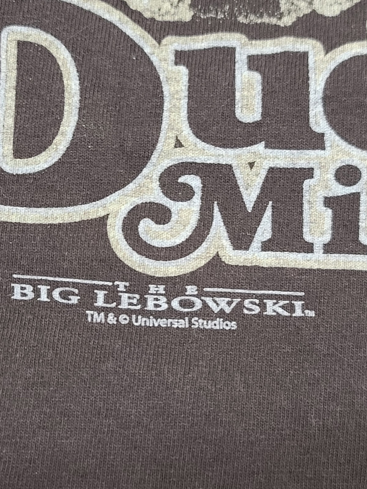 Big Lebowski The Dude Abides Shirt Mens Large Movie Promo Tee Jeff Bridges gallery