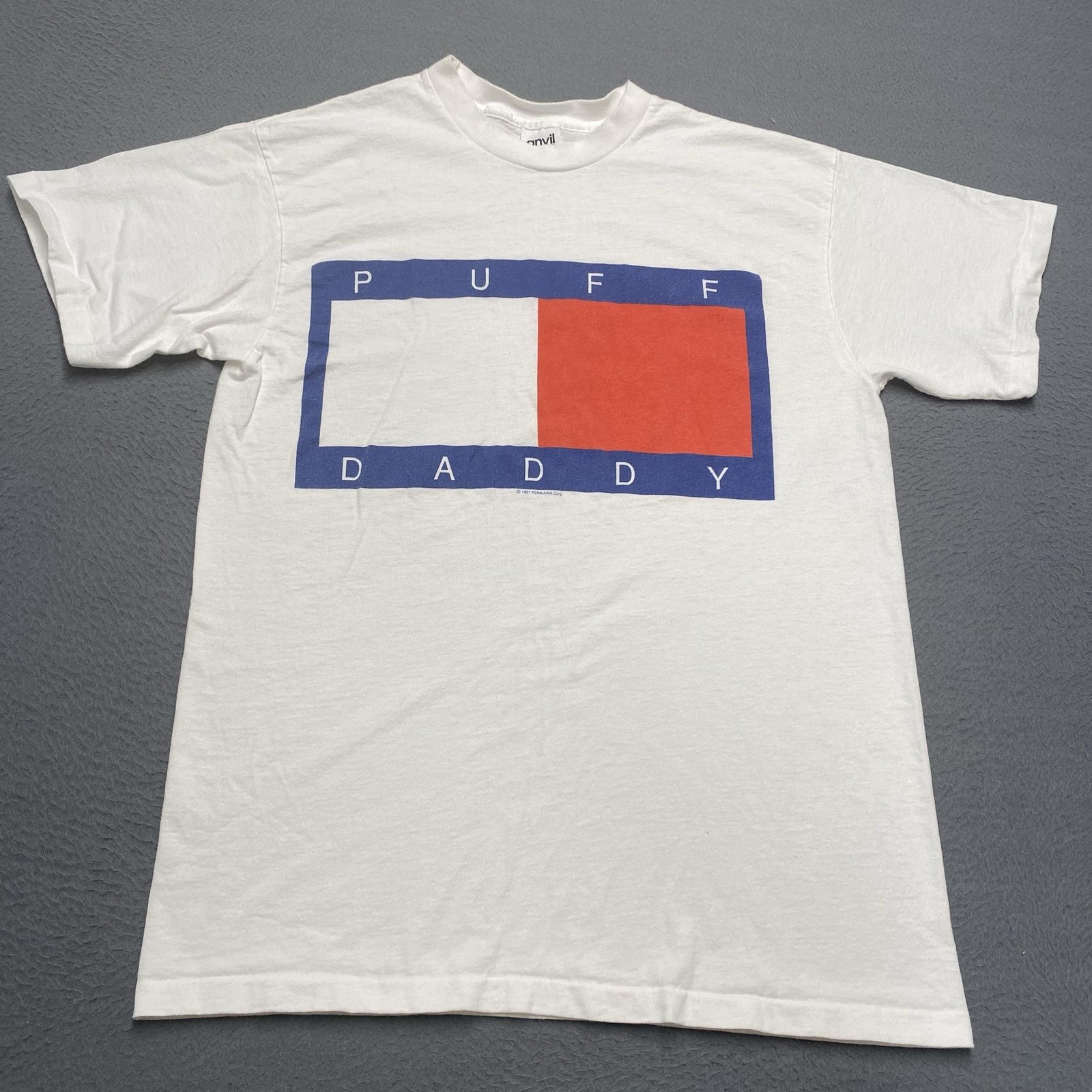 Vintage Puff Daddy Shirt Mens Large White 1997 Anvil Graphic Hip Hop Rap 90s gallery