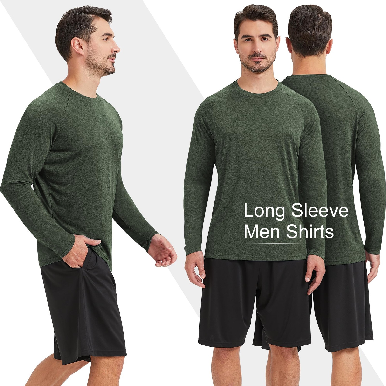 7 Pack Long Sleeve Shirts for Men UPF 50+ UV Sun Protection Quick Dry Moistur... gallery