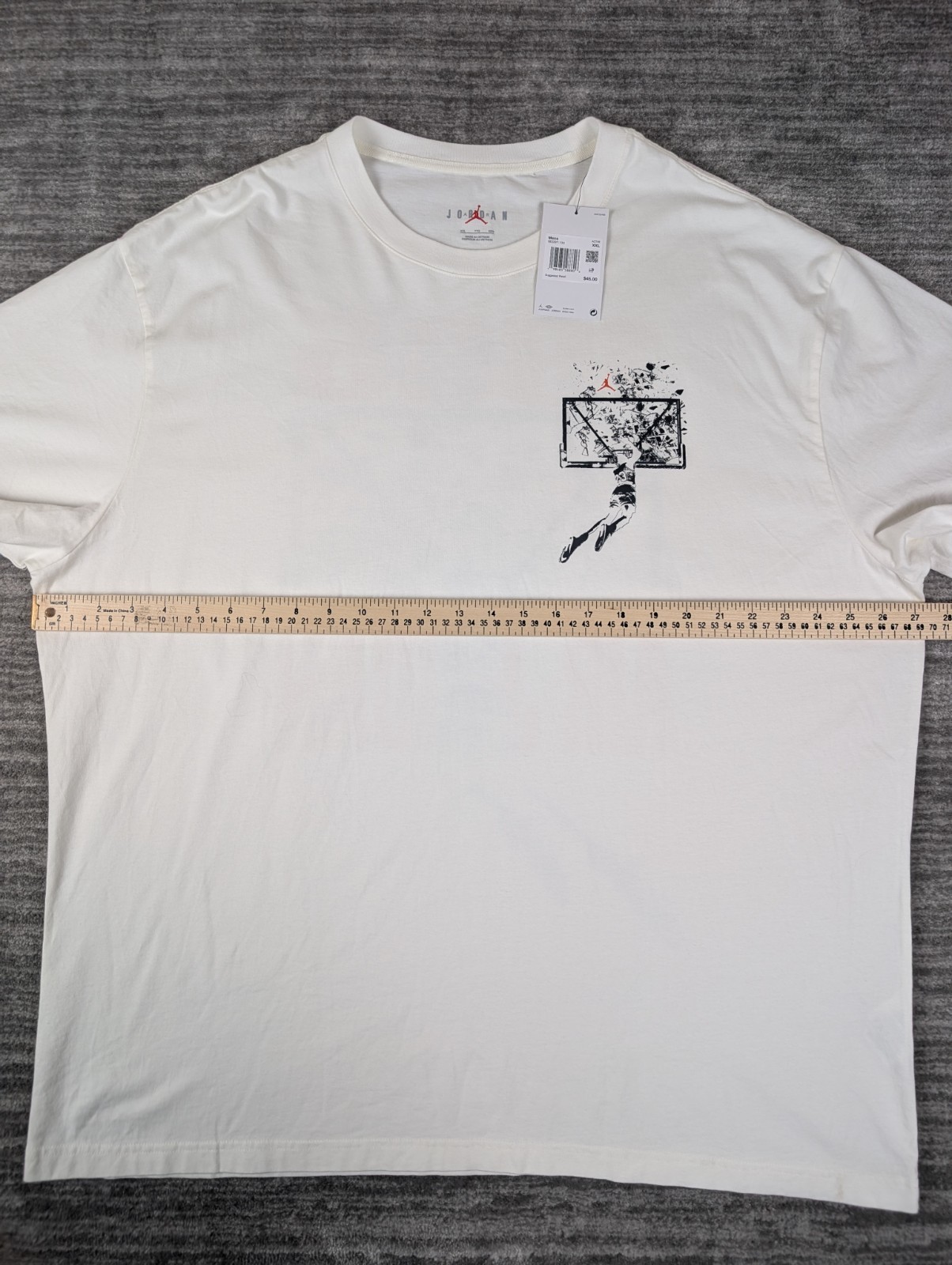 Air Jordan Brooklyn Shattered Backboard Oversized Shirt Size XX-Large IB3297-133 gallery