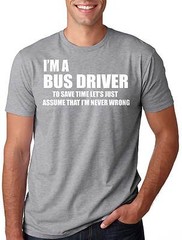 Driver T-shirt Bus Driver Tee Shirt Driving Bus Driver Tee Shirt Funny T-shirt