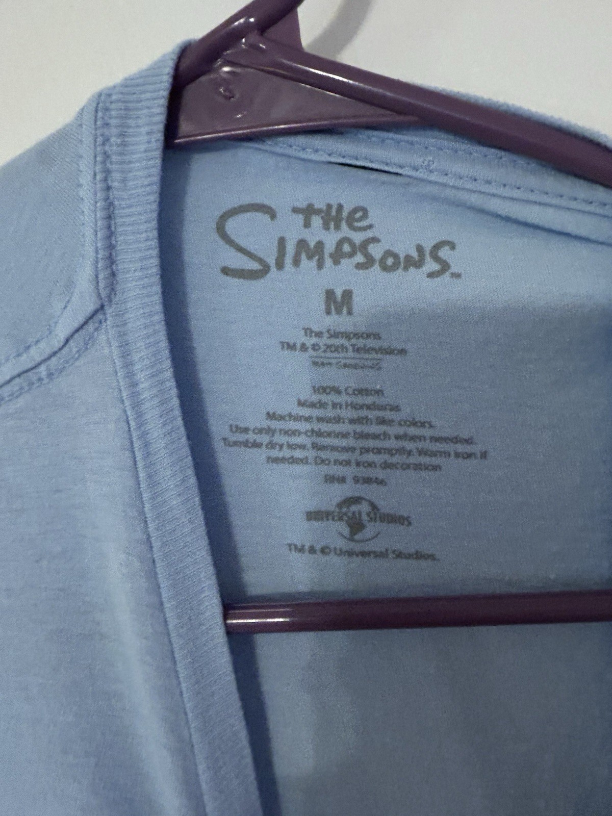 The Simpsons "Sugar Daddy" Homer Graphic Tee - Light Blue gallery