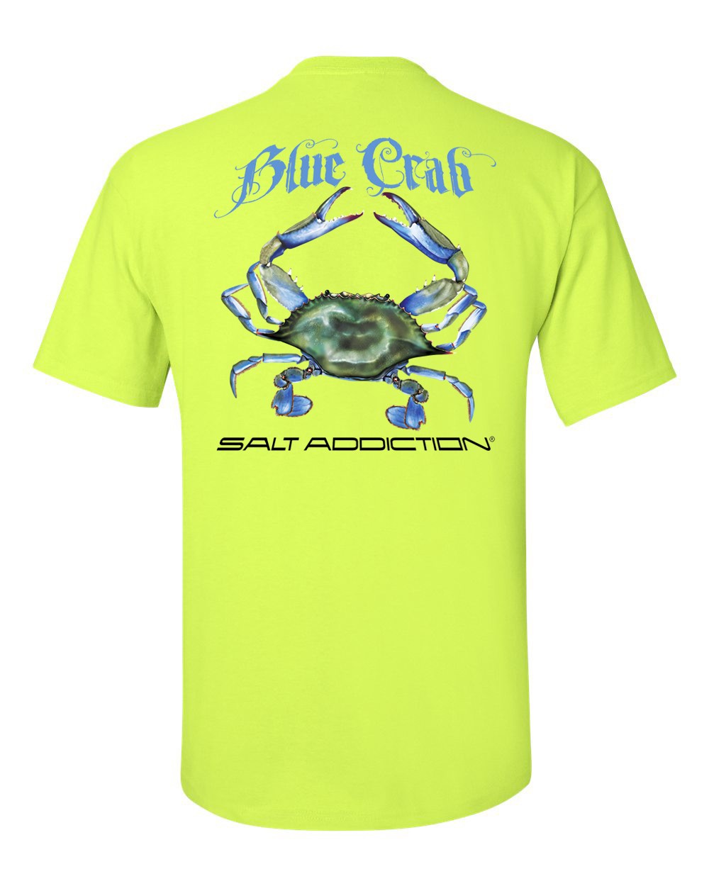 Salt Addiction Saltwater Blue Crab Fishing Short Sleeve T Shirt Ocean gallery