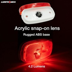Lumitronics Clearance Marker Side Light Utility Trailer Light for RV Lights & Ca