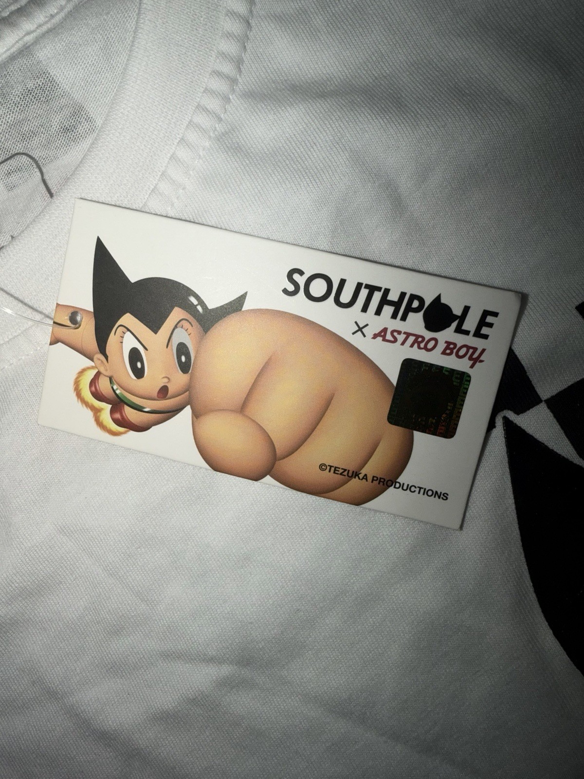 NWT Southpole x Astro Boy Osamu Tezuka Anime AOP Y2K White Tee Men’s Size Small gallery