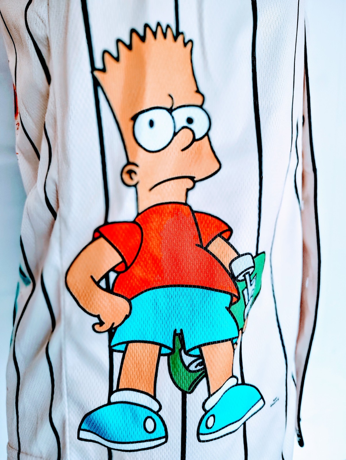 The Simpson Welcome Too The Neighborhood Baseball Jersey Size Medium gallery