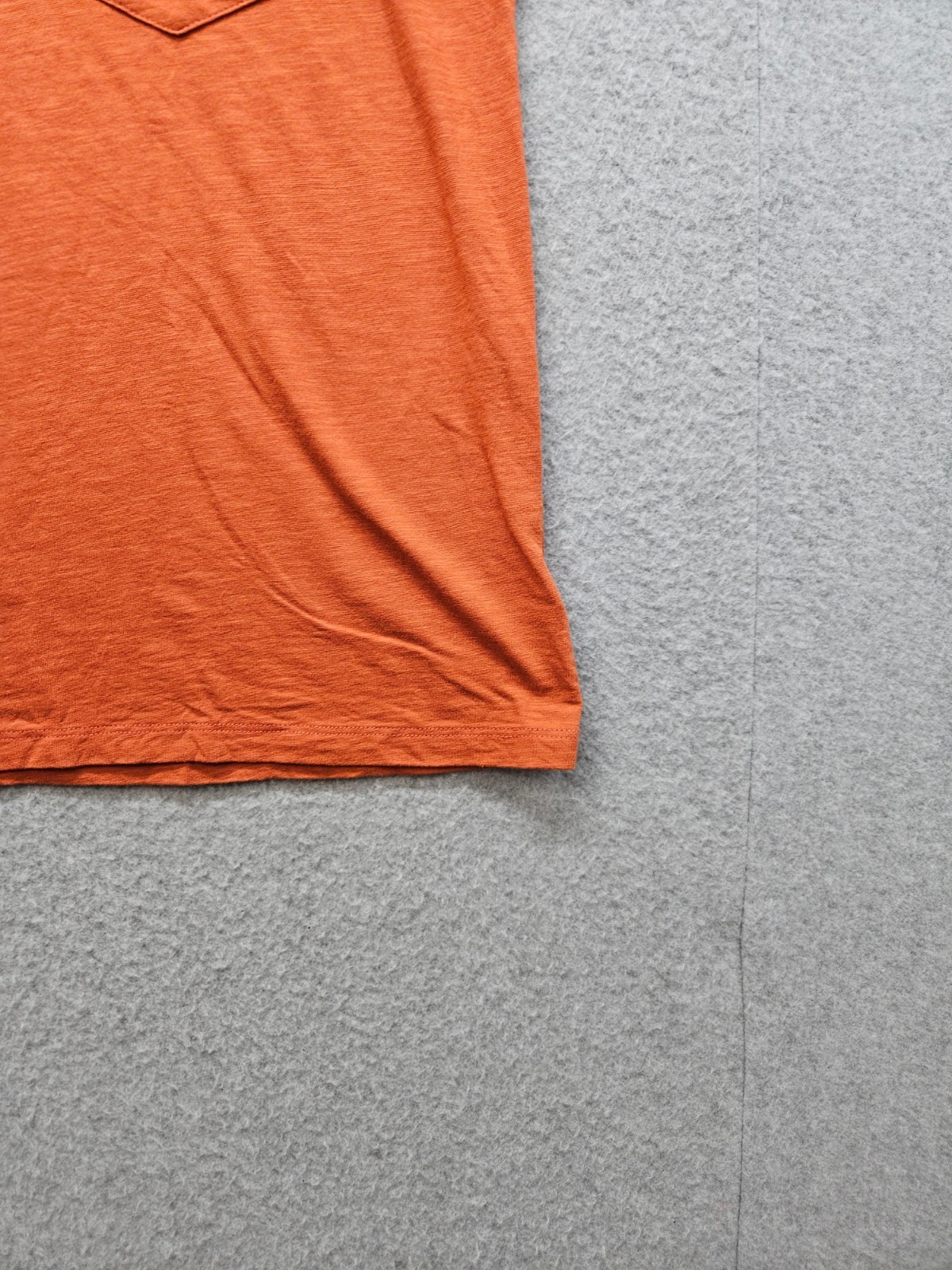 Max Studio Men T Shirt M Burnt Orange Short Sleeve Pocket Moisture Wicking Tee gallery
