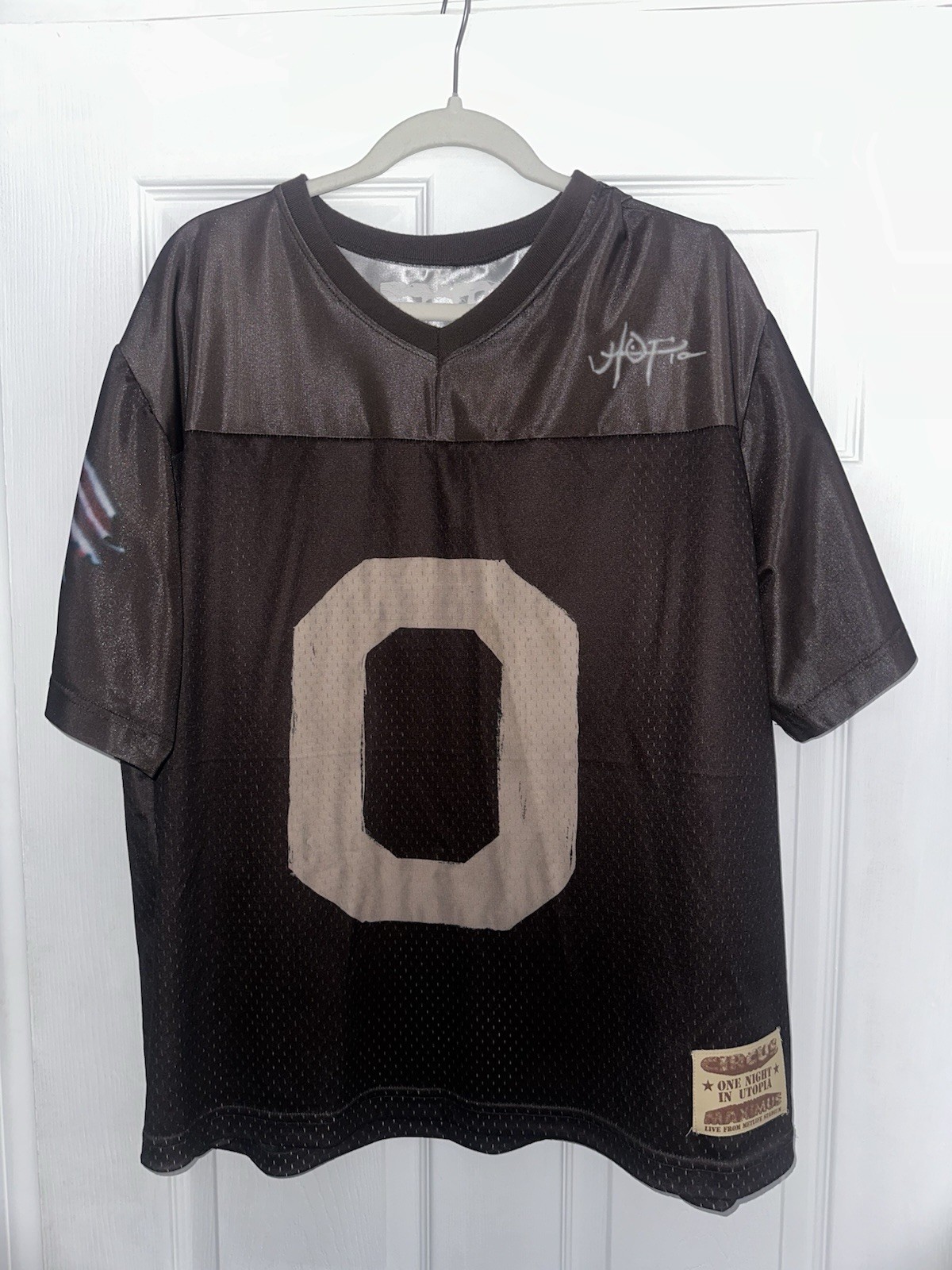 Travis Scott MetLife One Night in Utopia Football Jersey Size Large gallery