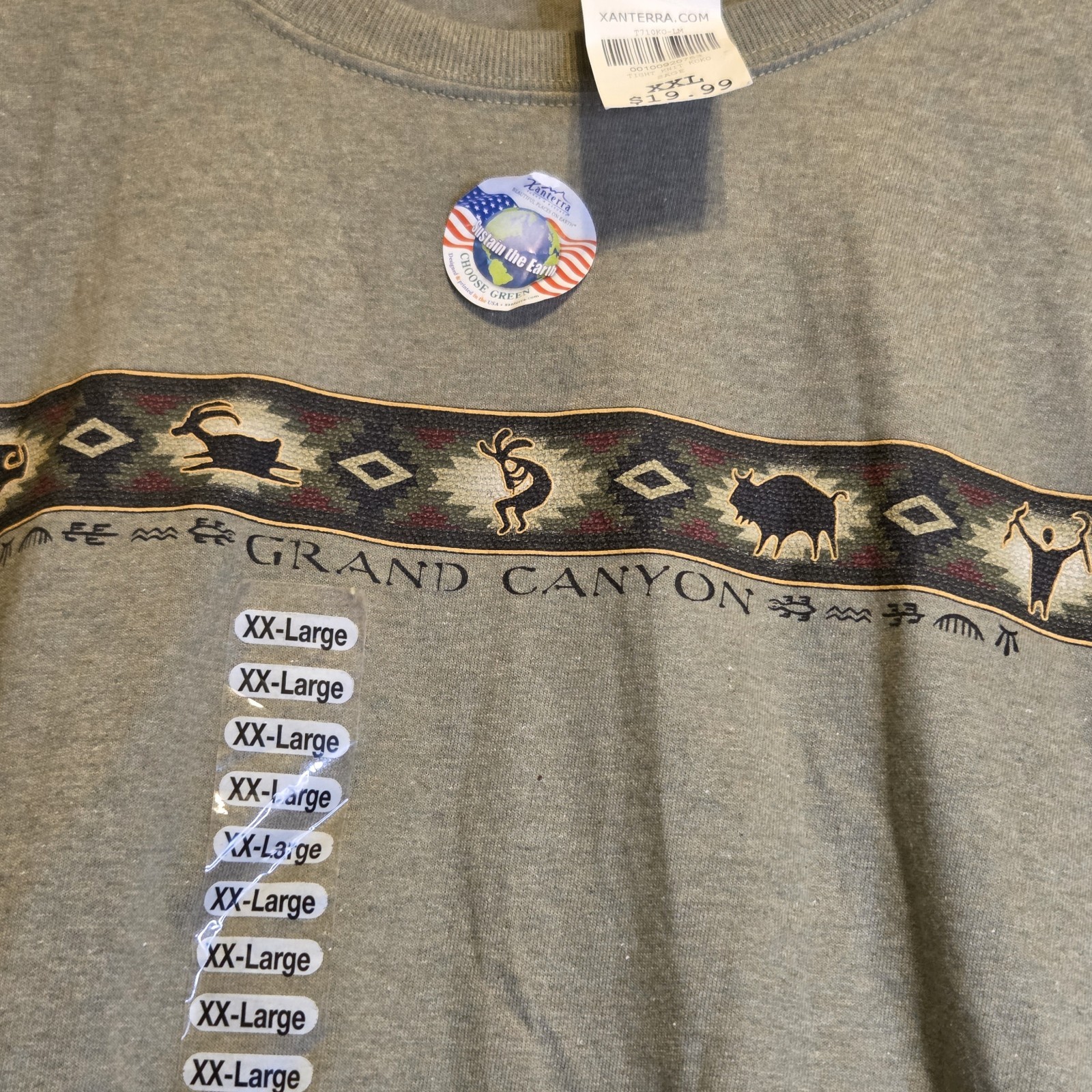 Eco Mountain Shirt Mens 2X Grand Canyon SouthWest Graphic Casual T shirt gallery