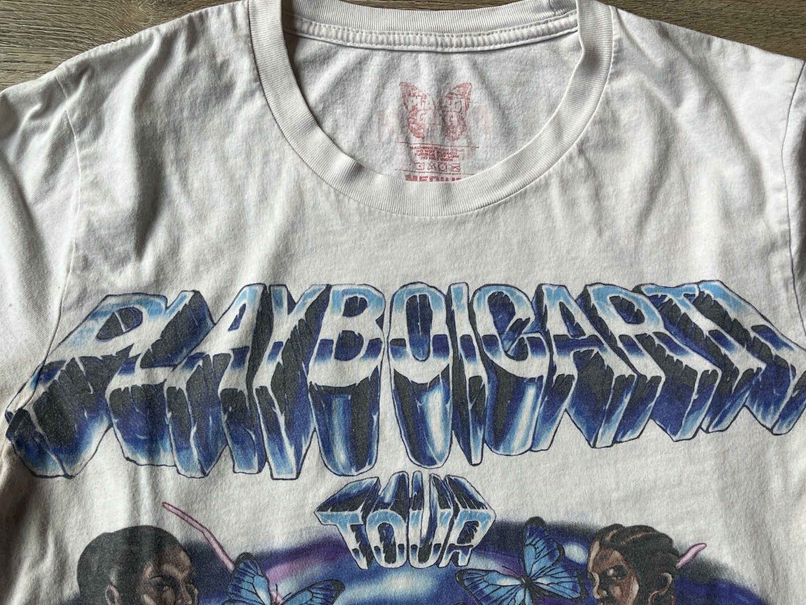 2017 PLAYBOI CARTI Official Self-Titled Era Tour Airbrush Shirt HEAVY WEAR AS IS gallery