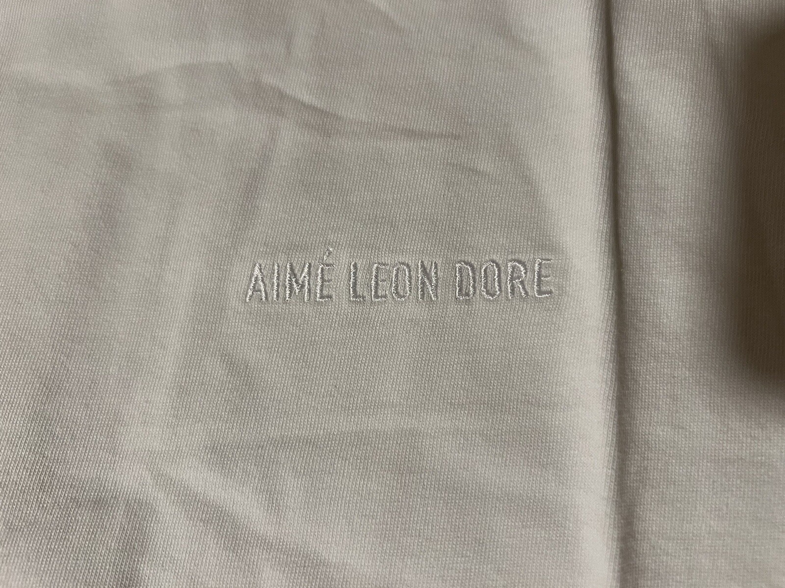 Aime Leon Dore ALD Short-Sleeve Tee Tonal Logo White Men’s Size XL gallery