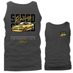 Speed Racing Drift Imported Tuned Custom JDM Sports Car Tank Top
