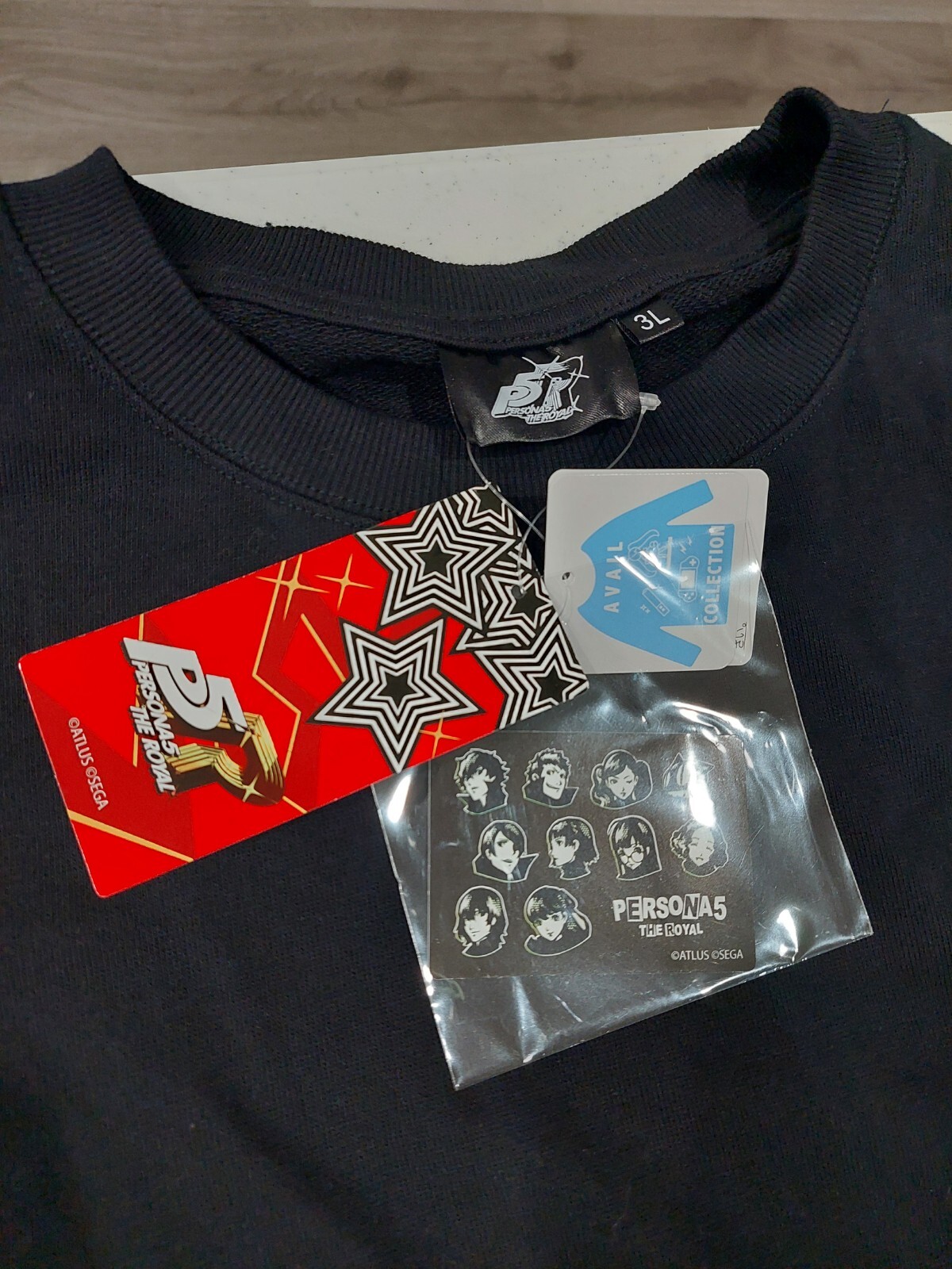 NEW Atlus Persona 5 The Royal Japanese Imported T-Shirt Size 3L Sweater RARE NWT gallery
