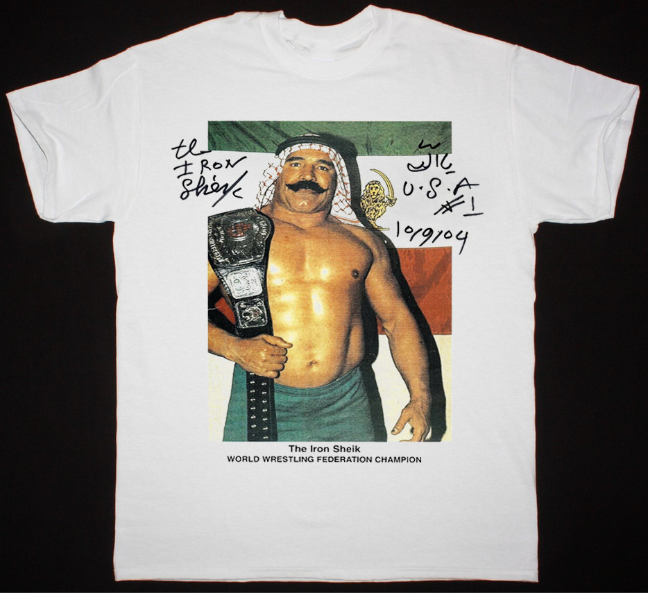 Rare Collection The Iron Sheik Gift For Fan White S-2345XL Unisex T-shirt TMB893