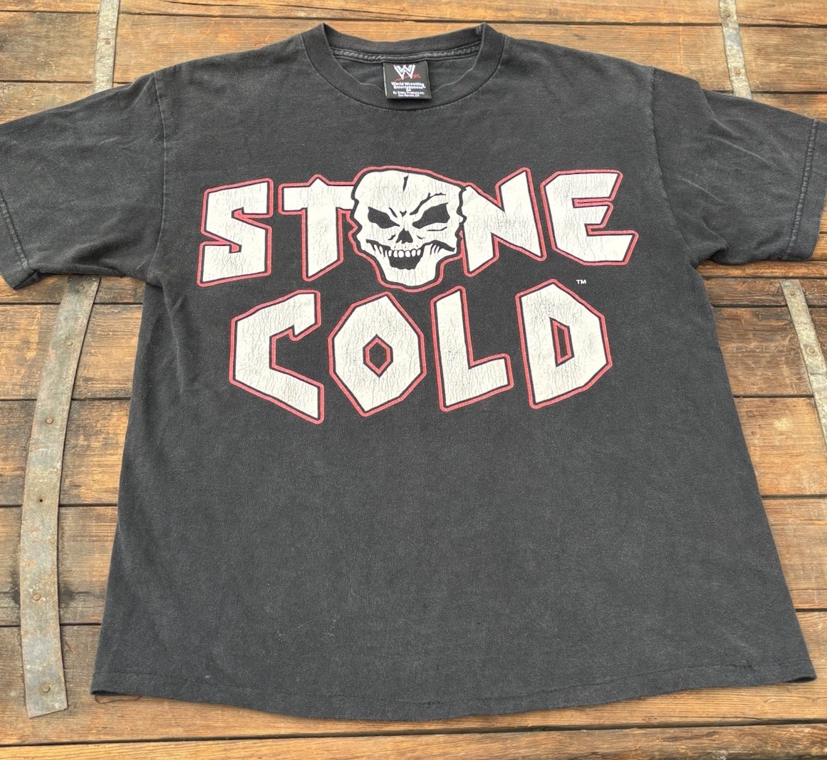 VTG 2003 Stone Cold Steve Austin Bullet Proof WWE T Shirt Medium Wrestling RARE gallery