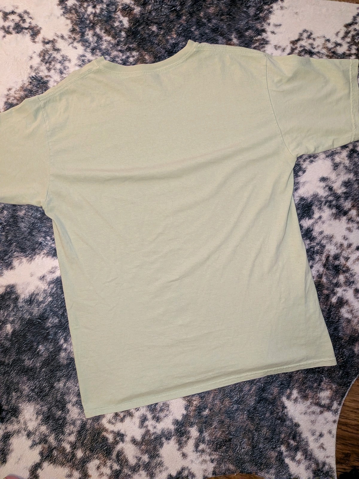 Gildan Ultra Cotton Men’s Green Monet Water Lilies Art Graphic Tee Crew Neck L gallery