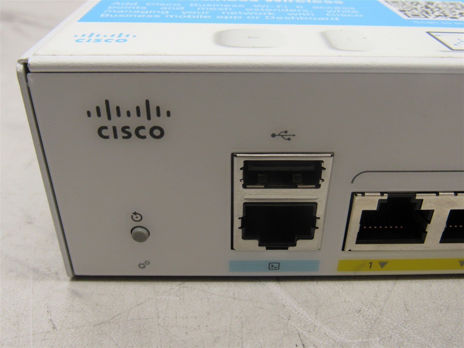 Cisco 350 CBS350-8P-E-2G 8-Port SFP Managed Ethernet Switch with Adapter