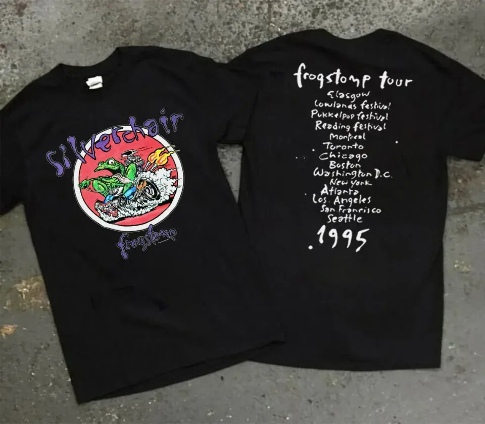 1995 Silverchair Frogstomp Tour Concert T-Shirt, Silverchair Rock Band Tour ’95