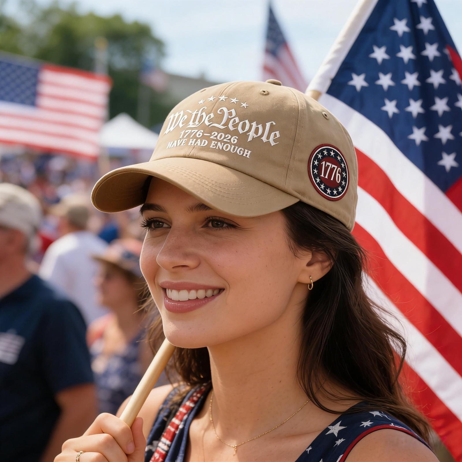 We The People Baseball Cap Have Had Enough 1776 Badge Hat Adjustable for Men ... gallery
