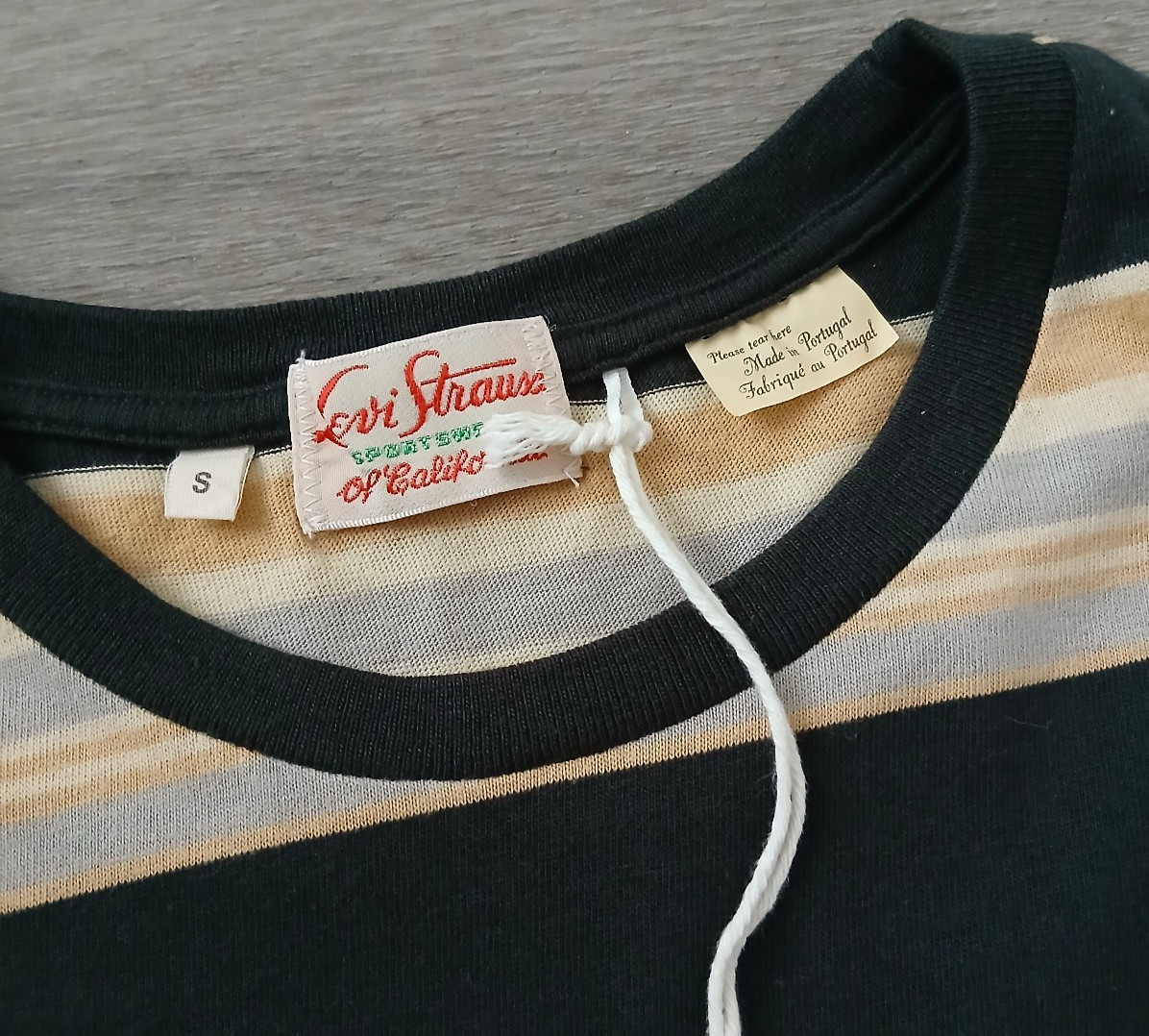 Levi's Vintage Clothing LVC 1950s Sportswear Striped T Shirt - Size S - BNWT gallery