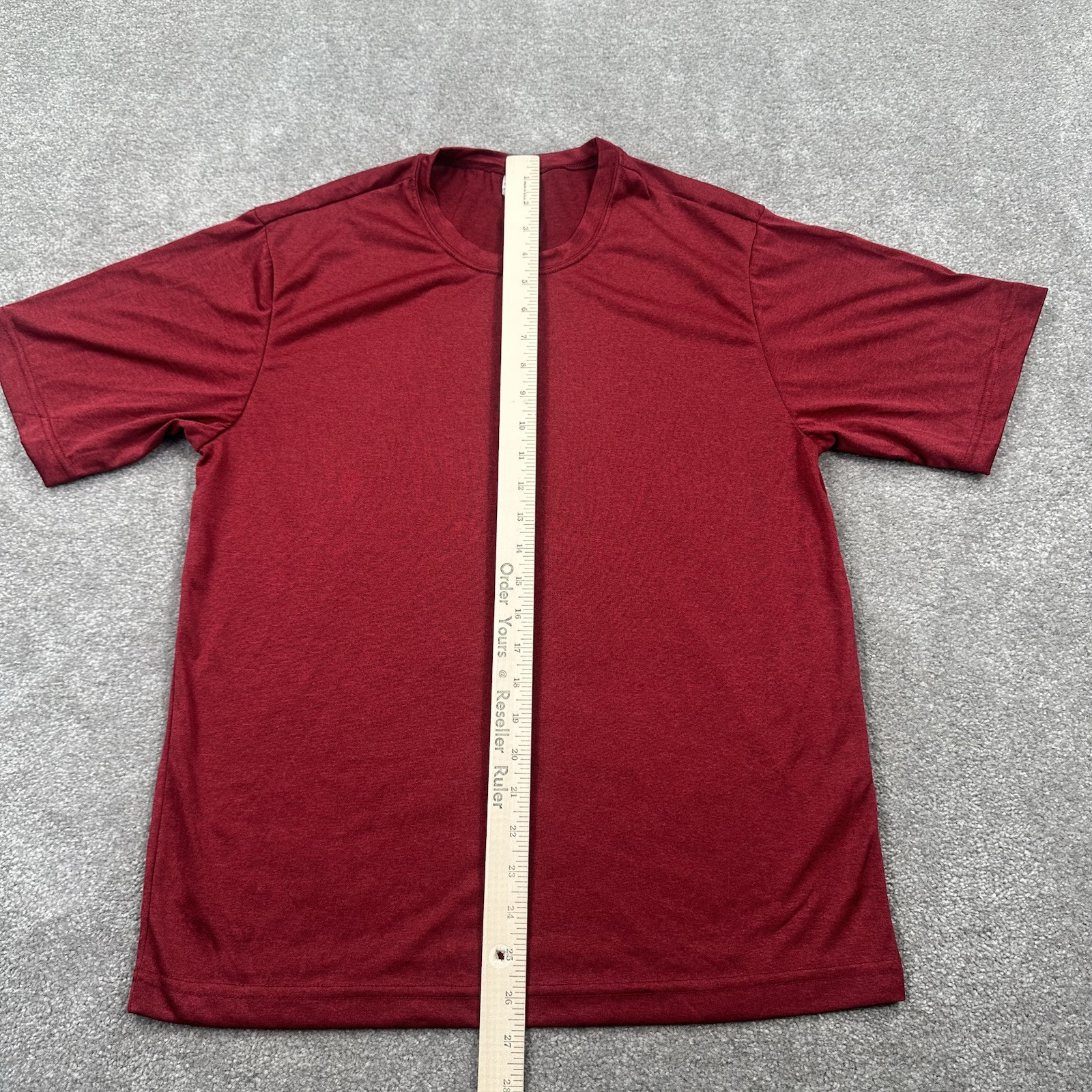 Sport-Tek Adult T Shirt Size Small Dark Red Short Sleeves Activewear gallery