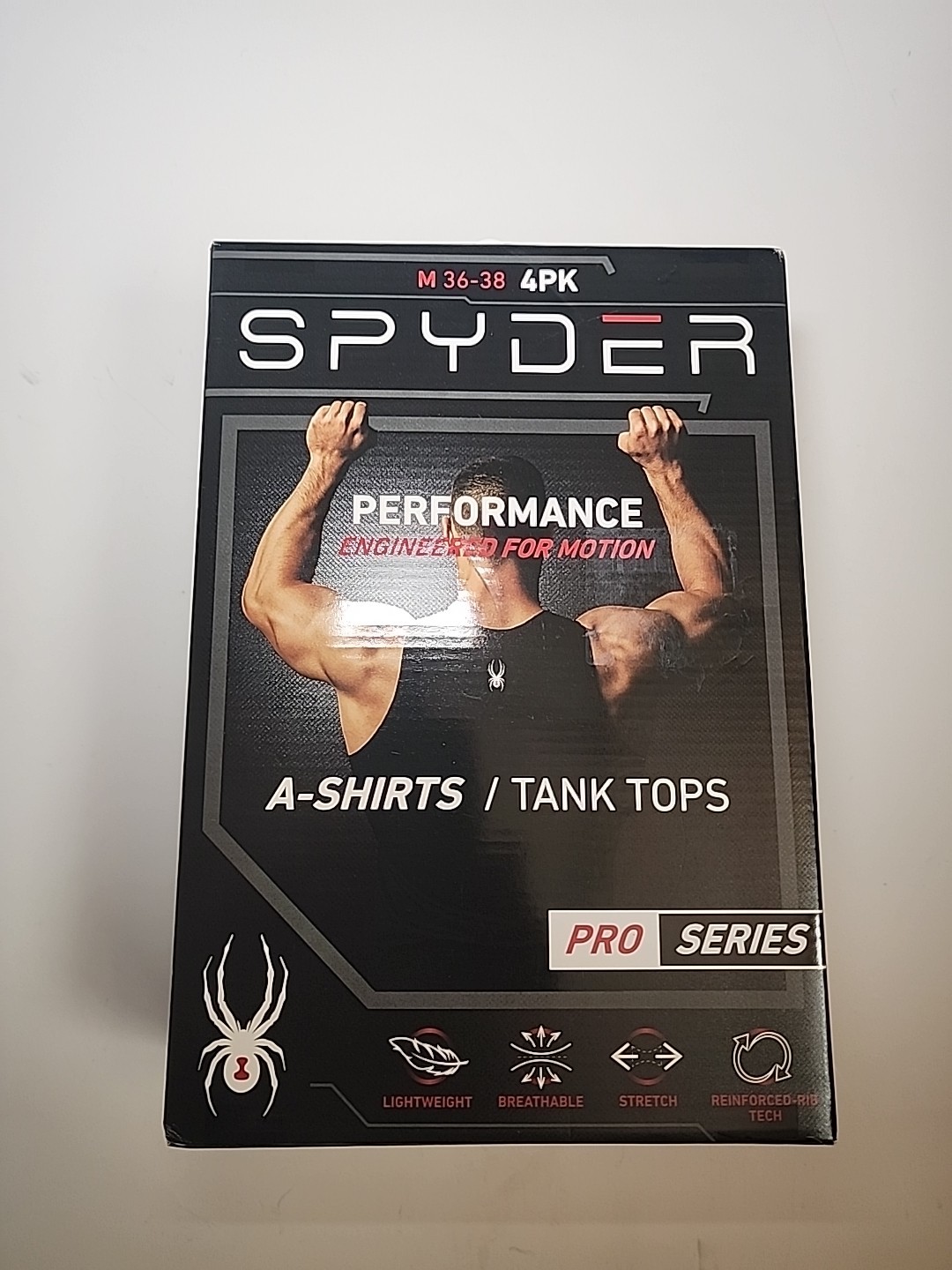 Spyder Pro Series Men’s Size Medium Tank Tops 4 pack