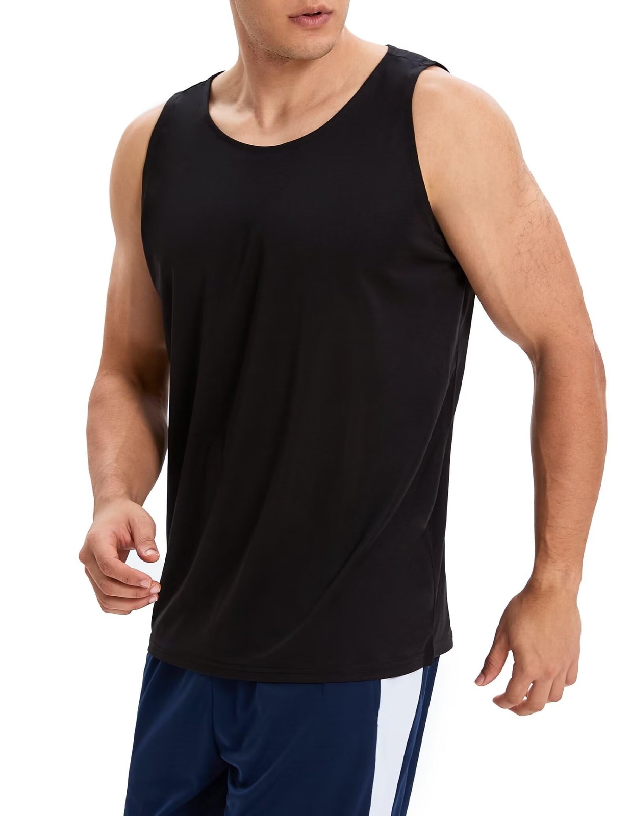 6 Pack Men's Quick Dry Workout Tank Tops Breathable Gym Sleeveless Muscle Shi... gallery