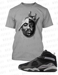 Biggie Pac Drip Graphic Big Tall Pro Club Shaka Tee Shirt To Match J8 Gun Smoke
