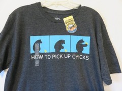 New! The Duck Company Expedition Medium Graphic T Shirt “How to Pick Up Chicks”