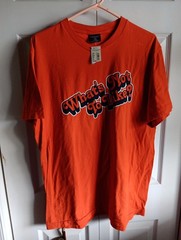 American Eagle Men’s AE Outfitters 100% Cotton T-Shirt Orange Size L