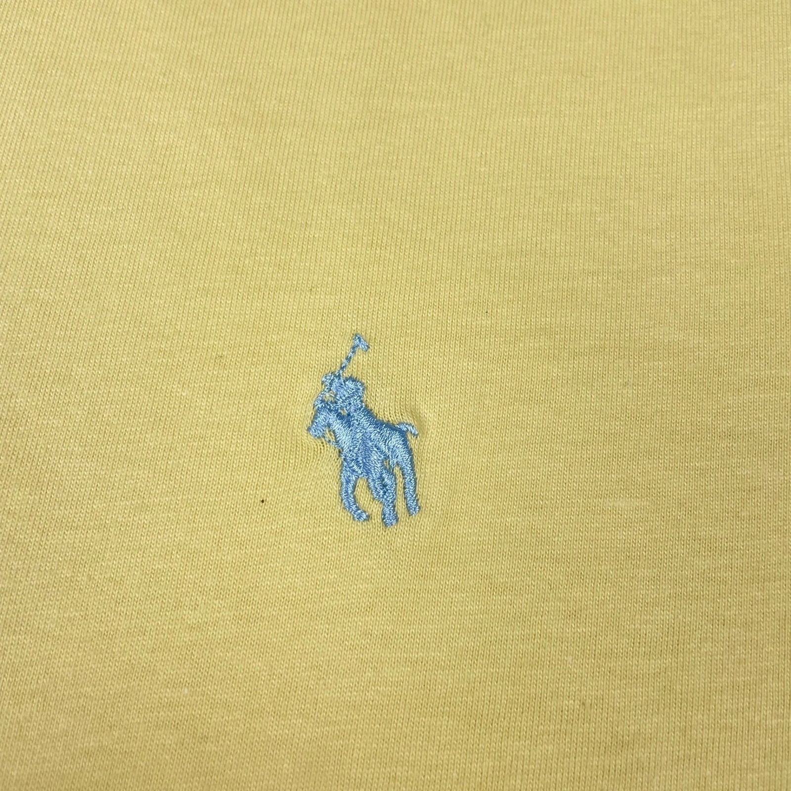Polo Ralph Lauren Mens T-Shirt Fall Yellow Blue Pony Logo Cotton Tee Small NWT gallery