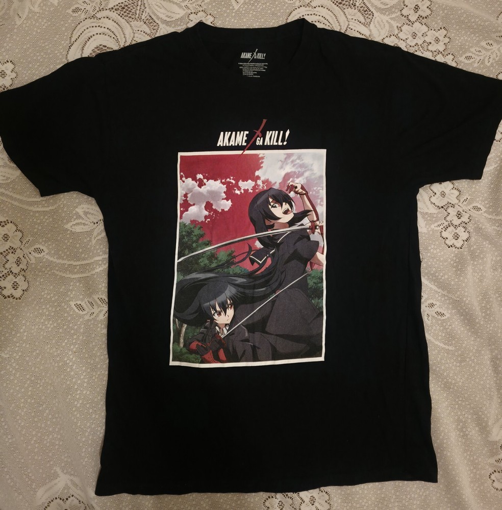 Akame ga Kill! SQUARE ENIX Officially Licensed Graphic Tee, Medium, EUC