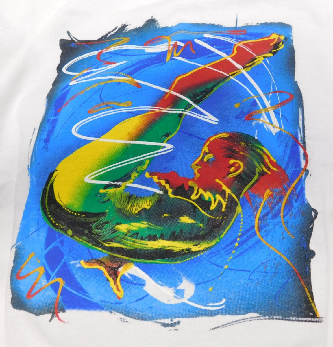 USA Diving Team T-Shirt Long Sleeve 42" Chest XL NOS Art Print gallery