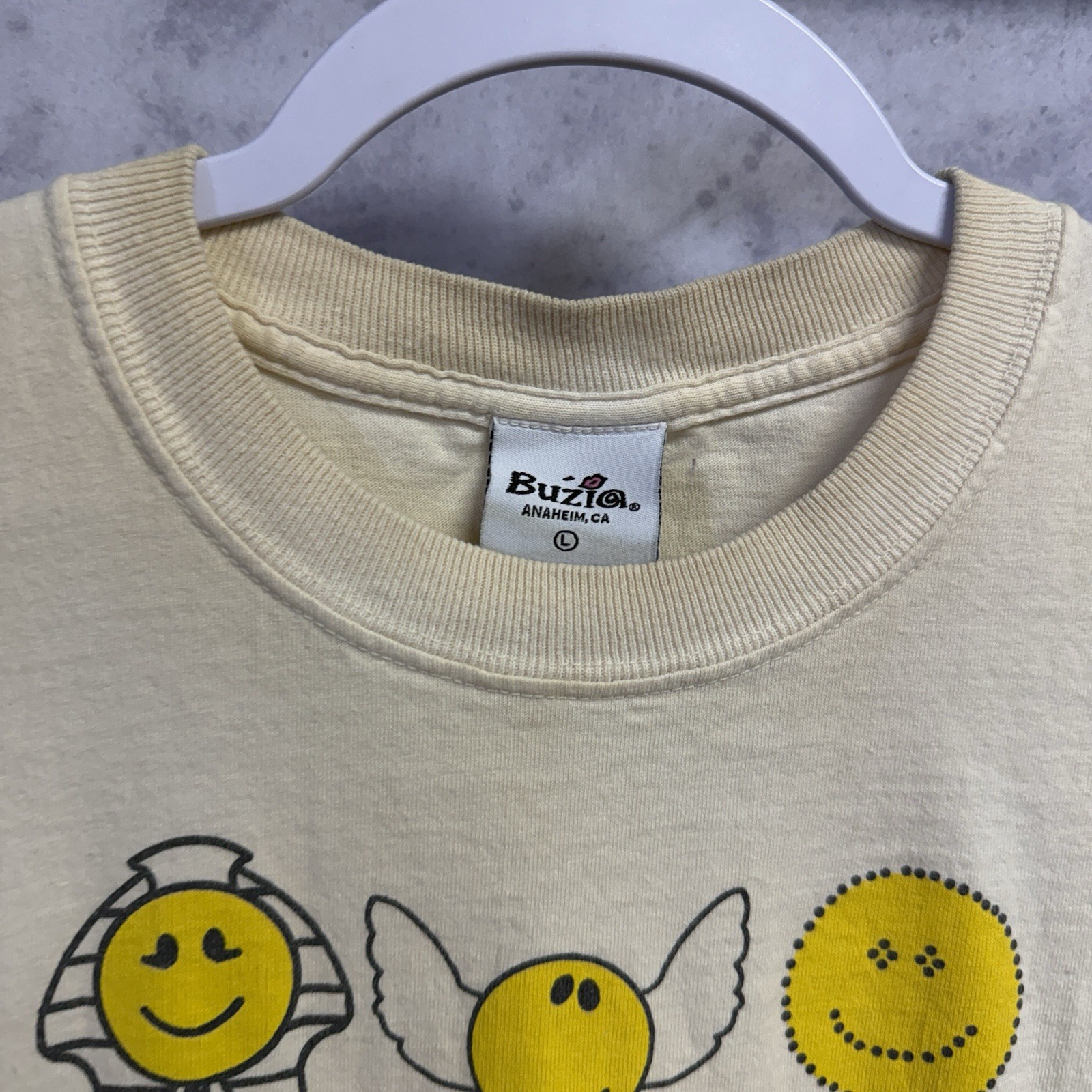 Vintage Smiley Face History of Art T Shirt Large Short Sleeve Y2K 2002 Painter gallery