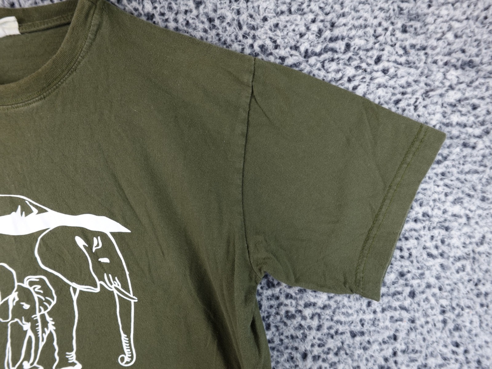 VTG Amboseli National Park Adult L Cropped Shirt Home of Elephants Kenya Africa gallery