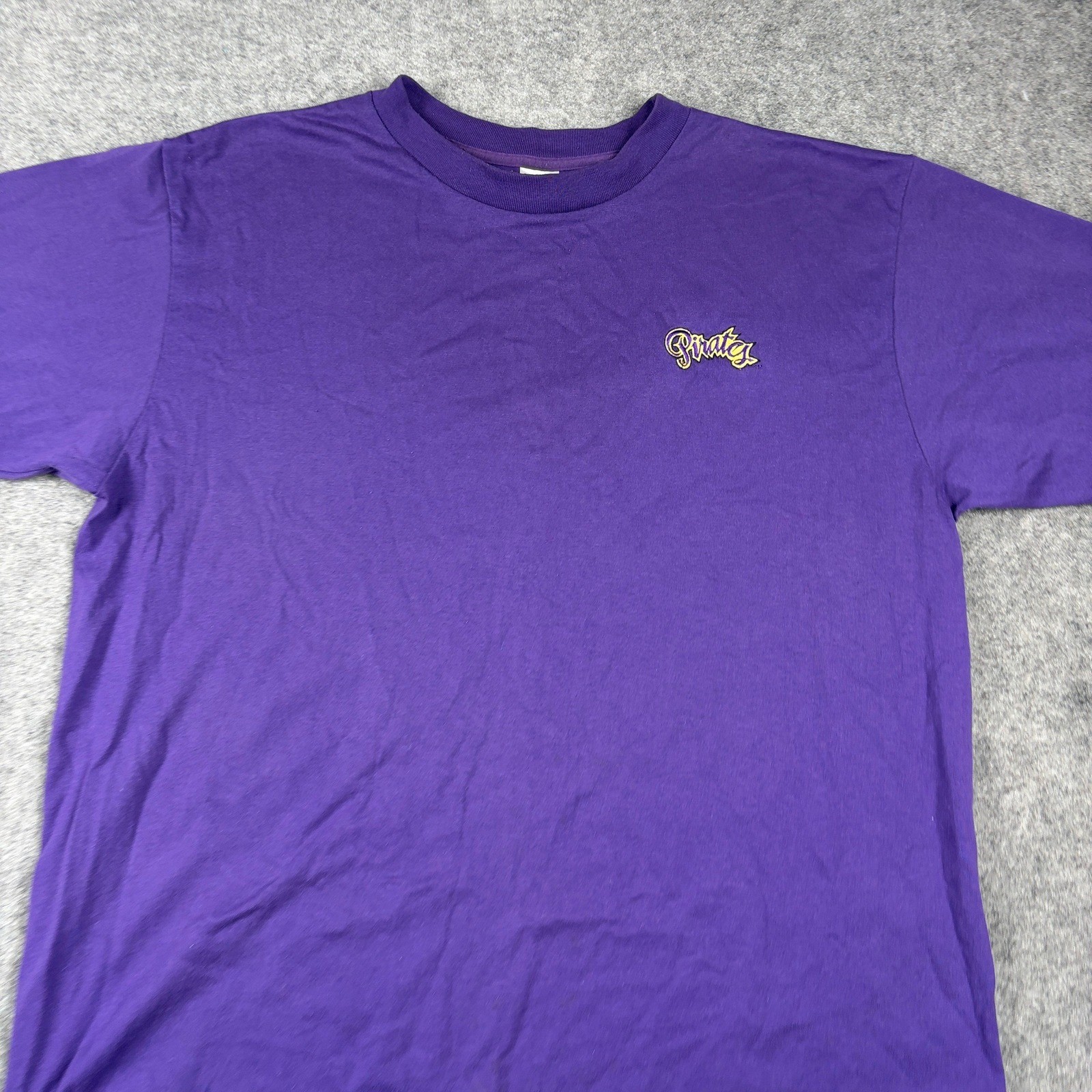 90s Augusta Sportswear ECU Pirates T Shirt Mens 2XL Purple Graphic Colegiate Uni gallery