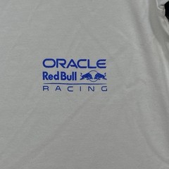 Oracle Red Bull X American Eagle Boxy Fit Racing Race Cars White T-Shirt Sz M