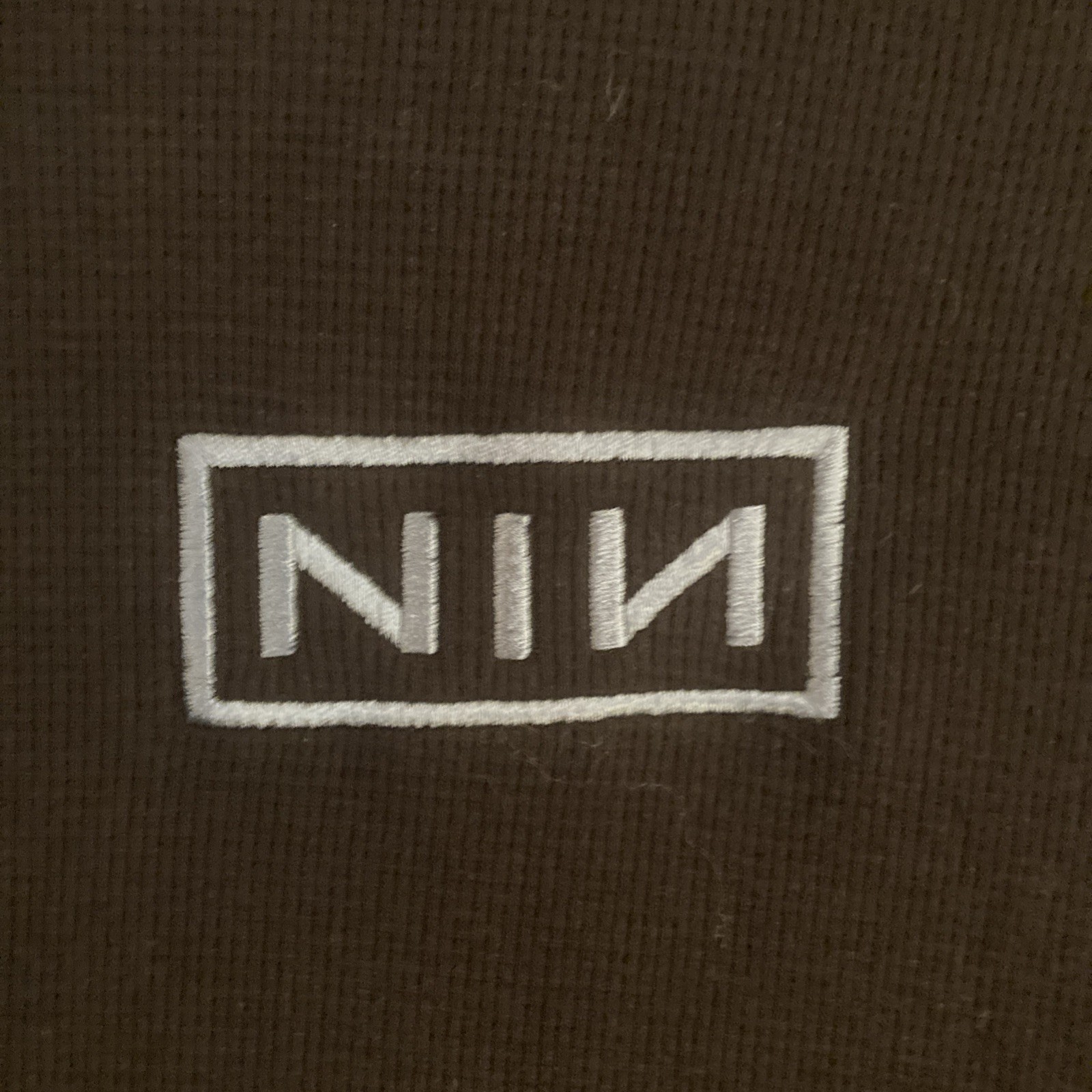 2005 NIN Nine Inch Nails With Teeth Embroidered Thermal Long Sleeve Shirt XL gallery