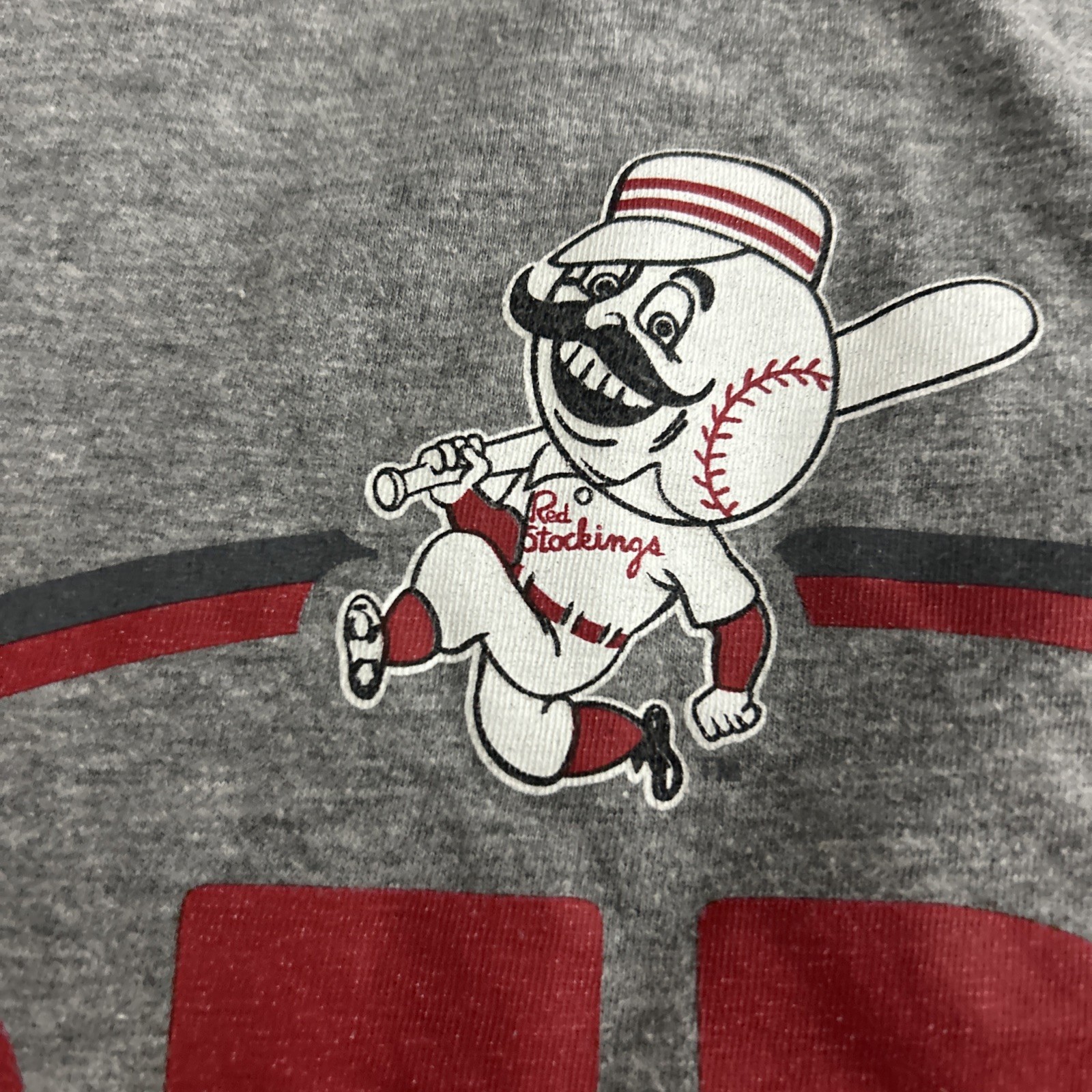 NIKE CINCINNATI REDS Gray Mr. Resorts T-shirt Men's X-LARGE gallery