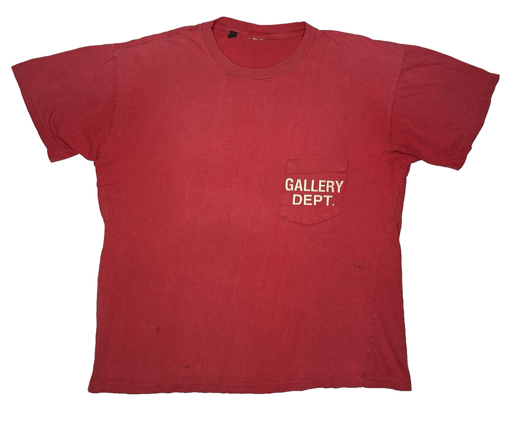 Authentic Vintage Gallery Dept Pocket Shirt Logo Size M Single Stitch Streetwear