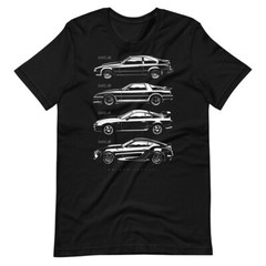 The Original Driver Apparel Toyota Supra History t-Shirt – MK2, MK3, MK4, MK5
