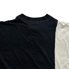 ISSEY MIYAKE 03SS Bicolor Panel Short Sleeve T-Shirt Black White M F/S
