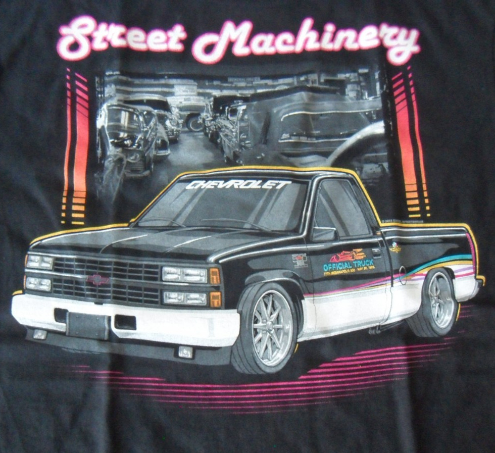 Street Machinery 1993 Chevy Silverado OBS Indy Pace Truck T Shirt New Hot Rod gallery