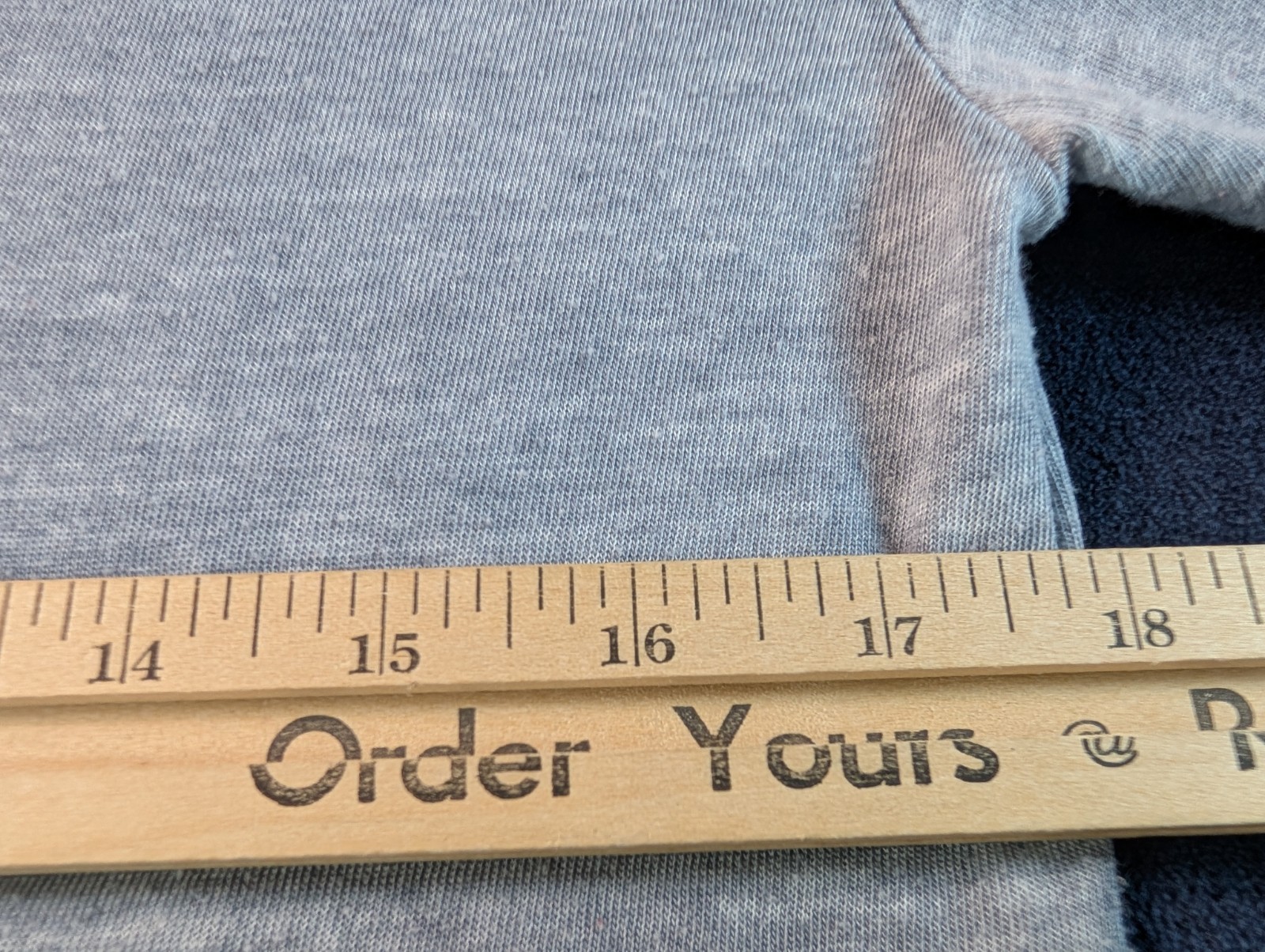 Lucky Brand Venice Burnout V Neck T Shirt VERY THIN Short Sleeve Gray Men's S gallery